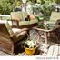SEI Cooper 4pc Steel Woven Deep Seating Set