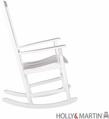 SEI Hardwood Porch Rocker - White