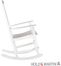 SEI Hardwood Porch Rocker - White