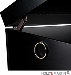 SEI Hayden Cocktail Table Trunk - Black