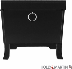 SEI Hayden Cocktail Table Trunk - Black