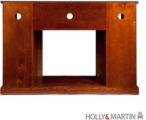 SEI Kendall Electric Media Fireplace - Classic Mahogany