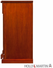 SEI Kendall Electric Media Fireplace - Classic Mahogany