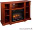 SEI Kendall Electric Media Fireplace - Classic Mahogany
