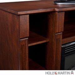 SEI Kendall Electric Media Fireplace - Espresso