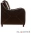 SEI Montfort Stationary Chair - Chocolate