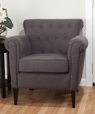 Serena Club Chair in Dark Graphite - SERENA-CH-GRAPH