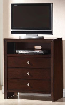 Serenity Media Chest in Merlot - 201976