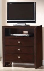 Serenity Media Chest in Merlot - 201976