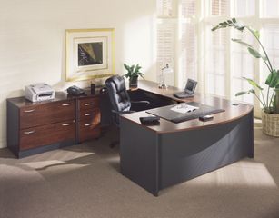 Series C Hansen Cherry Collection - Bush Office Furniture - SC-PKG-2-HC