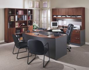 Series C Hansen Cherry Collection - Bush Office Furniture - SC-PKG-8-HC