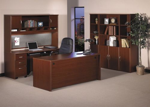 Series C Mahogany Collection - Bush Office Furniture - SC-PKG-2-MH