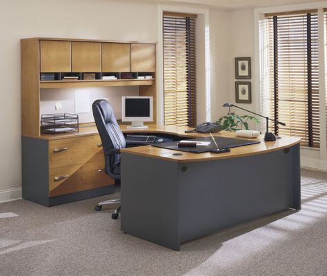 Series C Natural Cherry Collection - Bush Office Furniture - SC-PKG-1-NC