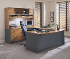 Series C Natural Cherry Collection - Bush Office Furniture - SC-PKG-3-NC
