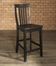 (Set of 2) School House Bar Stool in Black Finish with 24 Inch Seat Height - Crosley Furniture - CF500324-BK