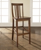(Set of 2) Shield Back Bar Stool in Classic Cherry Finish with 30 Inch Seat Height - Crosley Furniture - CF500130-CH