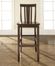 (Set of 2) Shield Back Bar Stool in Mahogany Finish with 30 Inch Seat Height - Crosley Furniture - CF500130-MA