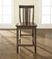 (Set of 2) Shield Back Bar Stool in Vintage Mahogany Finish with 24 Inch Seat Height - Crosley Furniture - CF500124-MA