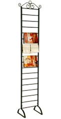 Shelf/Blanket/Magazine/Towel Rack - Black - Pangaea Home and Garden Furniture - FM-0010-K