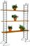 Shelf/Blanket/Magazine/Towel Rack - Black - Pangaea Home and Garden Furniture - FM-0010-K