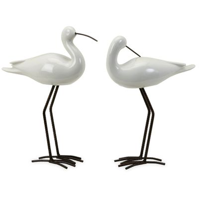 Shire Ceramic Seabirds (Set of 2) - IMAX - 27300-2