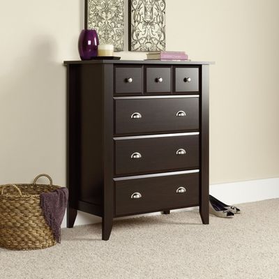 Shoal Creek 4-Drawer Chest Jamocha Wood - Sauder Furniture - 409714