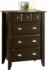 Shoal Creek 4-Drawer Chest Jamocha Wood - Sauder Furniture - 409714