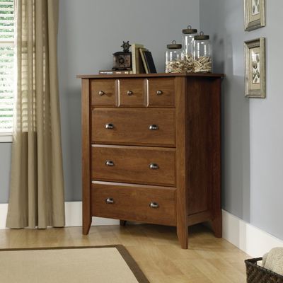 Shoal Creek 4-Drawer Chest Oiled Oak - Sauder Furniture - 410288
