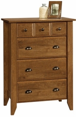 Shoal Creek 4-Drawer Chest Oiled Oak - Sauder Furniture - 410288