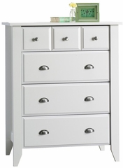 Shoal Creek 4-Drawer Chest Soft White - Sauder Furniture - 411197