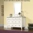 Shoal Creek Dresser Soft White - Sauder Furniture - 411201