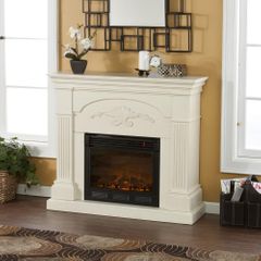 Sicilian Harvest Ivory Electric Fireplace - Holly and Martin