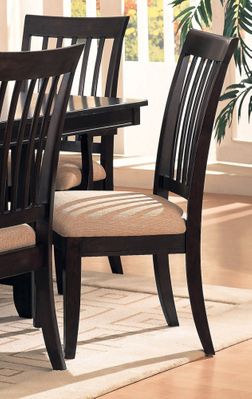 Side Chair (Set of 2) in Cappuccino - Coaster - COAST-11001821-SET