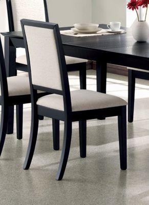 Side Chair (Set of 2) in Distressed Black - Coaster