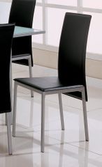 Side Chair (Set of 4) in Pearl Silver / Black - Coaster