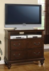 Sidney Media Chest in Dark Cherry - 202066