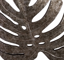Silver Antiqued Leaves (Set of 2) - IMAX - 13424-2