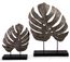 Silver Antiqued Leaves (Set of 2) - IMAX - 13424-2