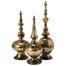 Simone Metallic Finials (Set of 3) - IMAX - 12938-3