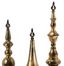 Simone Metallic Finials (Set of 3) - IMAX - 12938-3