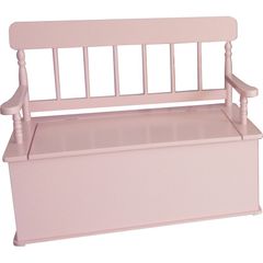 Simply Classic Bench Seat with Storage in Pink - LOD33058