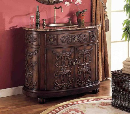 Sink Cabinet in Dark Choc-Brown - LF0056-P