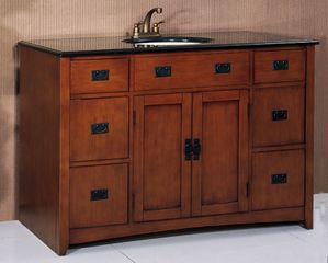 Sink Cabinet in Medium Brown - P5434-03A-3