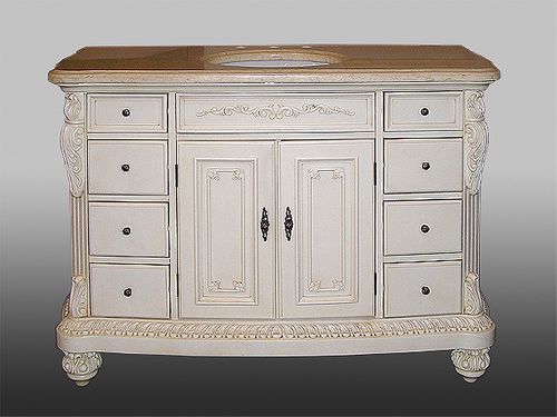 Sink Chest in Antique White - P5512-03A