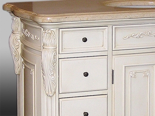 Sink Chest in Antique White - P5512-03A