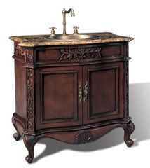 Sink Chest in Dark Brown Cherry - P5405-03A