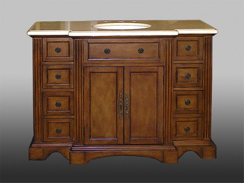 Sink Chest in Medium Walnut - W5299-11