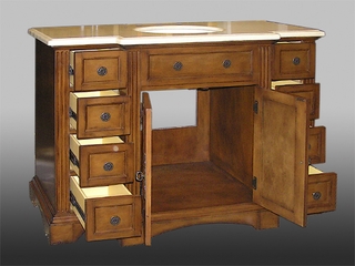 Sink Chest in Medium Walnut - W5299-11