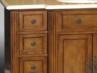 Sink Chest in Medium Walnut - W5299-11