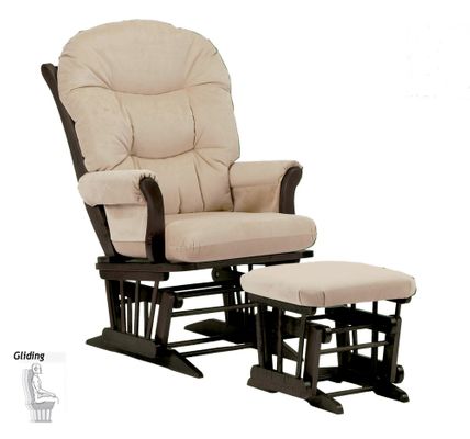 Sleigh Glider and Ottoman Combo - Dutailier - C00-61A